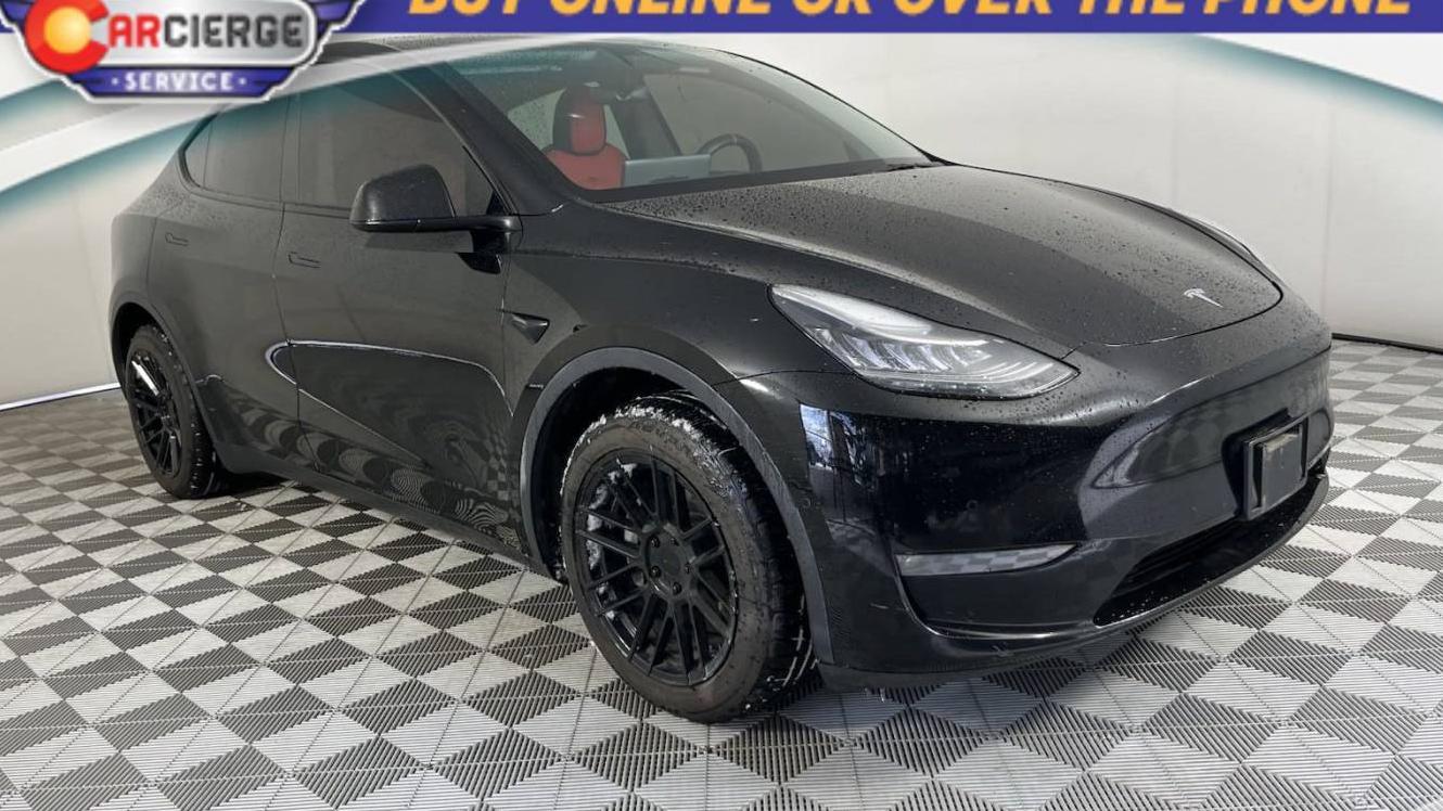 TESLA MODEL Y 2021 5YJYGDEE6MF114280 image